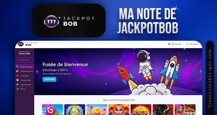 Jackpot bob casino bonus sans dépôt, jackpot bob connexion