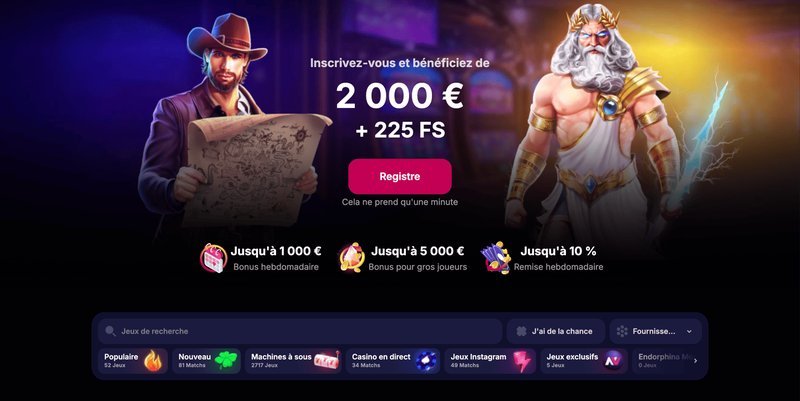 Meilleur nv casino online à France